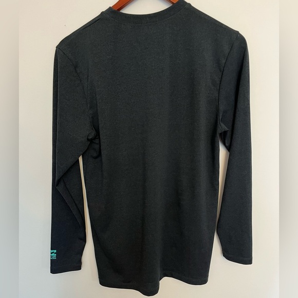 Billabong Black Rashguard Sub protection Kids Long Sleeve Shirt size 16 - Picture 3 of 5
